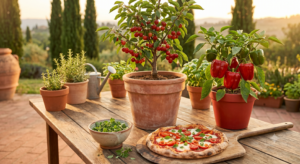 The ‘Pizza Garden’ Blueprint: Oregano, Peppers & Dwarf Cherry Trees